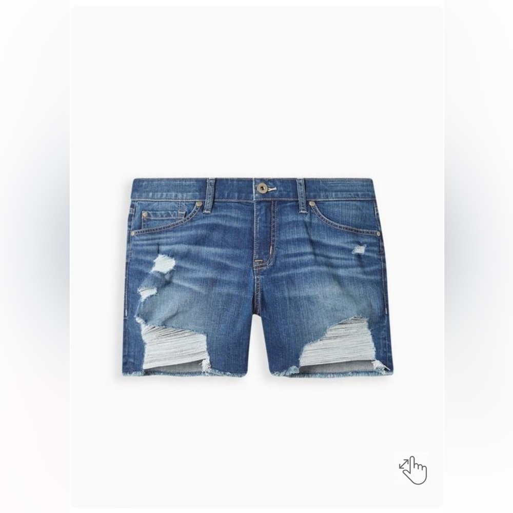 Torrid 5 Inch Vintage Stretch Mid-Rise Short 12 - Picture 13 of 13